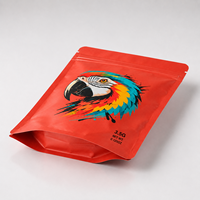Sachet d'emballage imprimé sur mesure, petit doypack refermable avec fermeture éclair pour bonbons, snacks, poudres et produits secs
