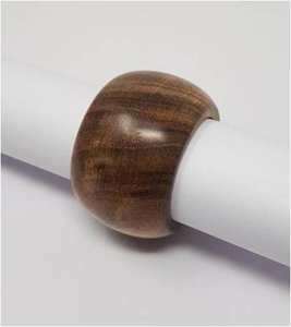 Anillos de Servilleta de Madera Geométricos Modernos al por Mayor, Hechos a Mano, Duraderos, Ecológicos, Accesorios de Mesa para Restaurantes de Alta Cocina - Product Image 2