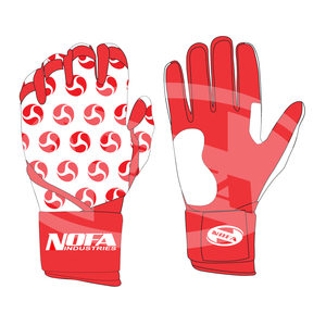 Guantes de Béisbol de Cuero Acolchado Antideslizantes y Ambidiestros de Nofa Industries para Adultos, Profesionales, Hombres y Mujeres, con Cierre de Hebilla Personalizado - Product Image 5