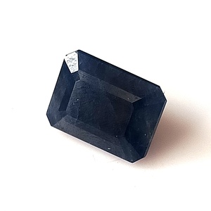 Zafiro Azul Natural de Birmania de 5.05 Quilates, Corte Esmeralda Facetado, Sin Calentar, Gema Suelta - Product Image 2