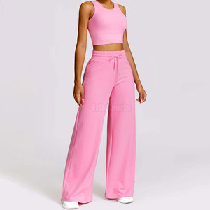 In Stock High Quality Women Flare <b>Trouser</b> Mid Waist <b>Summer</b> Eco-Friendly Breathable Casual Outdoor Use Customizable - Product Image 6