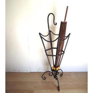 Soporte de metal minimalista para paraguas, moderno soporte de hierro para paraguas, solución de almacenamiento para espacios pequeños, entrada, pasillo. - Product Image 4