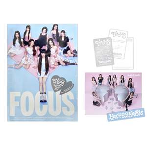 Hearts2Hearts มินิอัลบั้มชุดที่ 1 [FOCUS] (เวอร์ชั่นโฟโต้บุ๊ค) การ์ดภาพ K-POP ของแท้ทุกวัย พร้อมซีดี โซล ซีลแล้ว SM Ent ภาษาอังกฤษ/เกาหลี - Product Image 1