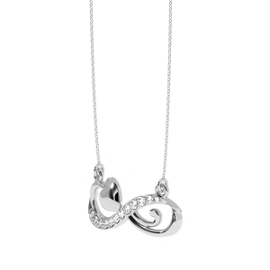 Pendentif Cœur Romantique Infini en Moissanite, Plaqué Argent 925, Taille Brillante, Sertissage à Griffes, Charme Classique Unisexe pour Anniversaire - Product Image 4
