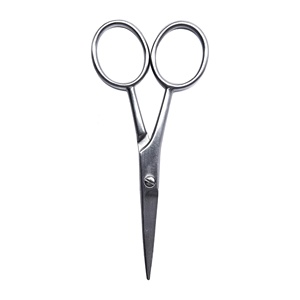 Tijeras de Cejas de Acero Inoxidable con Hoja Recta de 4.5 Pulgadas, Alta Calidad, Precio Económico, Servicio OEM, Logotipo Personalizado - Product Image 2