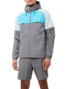 Ensemble de survêtement pour homme 2025 personnalisable grande taille en polyester et nylon, coupe-vent patchwork avec short - Product Image 1