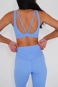Sujetador Deportivo para Mujer, Personalizado, a la Moda, de Alta Sujeción, Sin Costuras, Transpirable, que Absorbe la Humedad, con Spandex/Poliéster en la Parte Delantera - Product Image 6