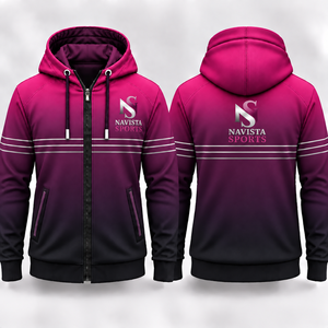 Prix de gros, design personnalisé par sublimation, sweats à capuche pour femmes avec fermeture éclair intégrale sur le devant, sweats à capuche pour femmes au meilleur prix d'usine - Product Image 3