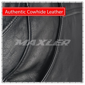Veste en cuir pour moto, vente directe d'usine, confortable, style racing, pour homme, dernier design. - Product Image 5