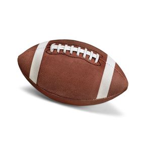 Ballon de football américain classique marron uni avec lacets blancs, durable, pour entraînements et matchs en intérieur et en extérieur, équipement sportif - Product Image 2