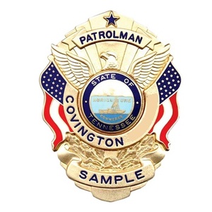 Badge métallique personnalisé plaqué or et gravé, émail souple, pour uniforme de service – Offre Spéciale - Product Image 3