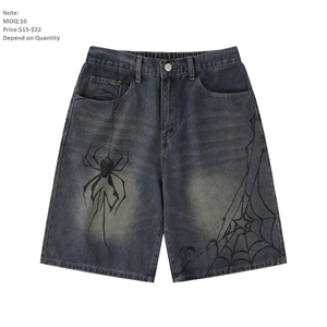 Shorts en jean pour hommes 2025 – Qualité supérieure, coupe ample, avec poches cargo – Prix bas, fabriqué en usine, style décontracté - Product Image 1