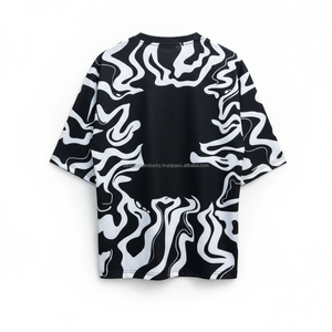 T-shirt Homme Oversize à Épaules Tombantes Respirant Personnalisable OEM Vente en Gros - Product Image 2