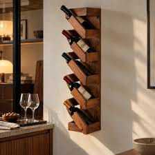 Elegante Botellero de Diseño Moderno Plateado con 2 Soportes Colgantes para Copas, Resistente al Óxido, Impermeable, Capacidad de 1 Litro - Product Image 3