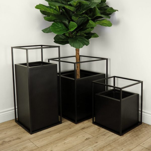 Ventes chaudes d'objets artisanaux au Vietnam, jardinières décoratives en fibre de verre, décoration extérieure, emballage personnalisé - Product Image 2