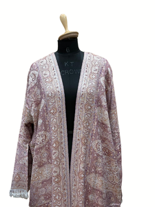 Tissu Abaya en viscose jacquard tissé, motif Jamawar ethnique de luxe, vêtement modeste, directement de l'usine Safaa - Product Image 2