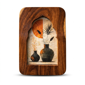 Unique Style Wooden Photo <b>Frame</b> Minimalist <b>Design</b> Picture Display <b>Frame</b> for Home Office Tabletop Décor for Online Sellers - Product Image 1