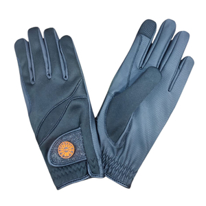 Horse Riding Gloves Neoprene Back Sarino Synthetic Leather Palm Jockey Racing <b>Equestrian</b> Gloves - Product Image 1