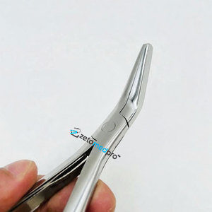 คีมต่อผมปลายโค้งสแตนเลสสตีล พร้อมสลักโลโก้ตามสั่ง  ซองหนัง  คลิปหนีบผมแบบจีน - Product Image 6