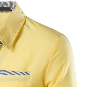 Camisa de vestir para hombre de material duradero disponible a precio de mayoreo con logotipo personalizado, antiarrugas y de calidad premium. - Product Image 2