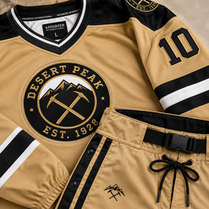 Ensemble d'uniformes de hockey sur glace unisexe personnalisés avec maillot, short et chaussettes imprimés par sublimation en polyester/coton - Vêtements de sport d'équipe - Product Image 6