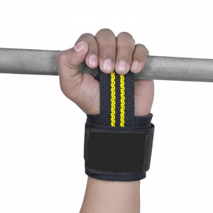 Premium Quality Power <b>Strap</b> Logo Custom Cotton Heavy Duty Training Wrist Support <b>Straps</b> Gym Power Lifting Power <b>Strap</b> With OEM - Product Image 1