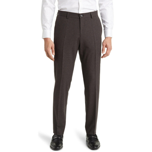 Pantalones de Vestir Rectos de Pana para Hombre, Corte Regular, Ligeros, Transpirables, de Color Sólido, con Bolsillos en Ambos Lados, Casuales, de Oficina, para Primavera - Product Image 1