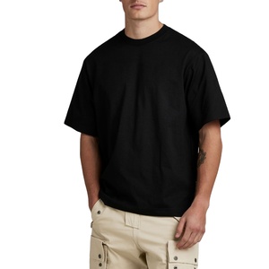 O-cou 100% coton vente en gros OEM orienté vers l'exportation qualité pas cher prix Logo personnalisé T-shirt solide pour hommes décontracté à manches courtes - Product Image 1