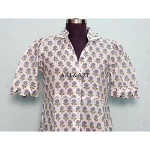 Vestido Midi Transpirable de Algodón Lavable Natural para Mujer, Estampado Floral, con Bolsillos, para Fiestas al Aire Libre y Ocasiones Especiales - Product Image 2