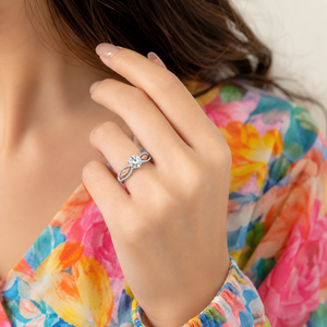 925 <b>Sterling</b> <b>Silver</b> Brilliant Round Cut Diamond <b>Engagement</b> <b>Ring</b> Trendy Moissanite Mother's Day Gift <b>Ring</b> - Product Image 5