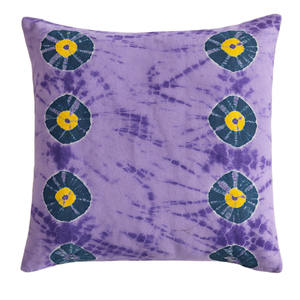 Funda de Cojín Cuadrada con Estampado Tie Dye Shibori Moderno Hecho a Mano en India, 16x16 Pulgadas, 100% Algodón, para Decoración de Hoteles y Hogares - Product Image 4