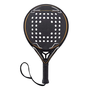 Raqueta de Pádel Redonda con Textura de Panal de Abeja de Carbono 12K, Contorno Metálico, Núcleo de Eva Suave - Product Image 1