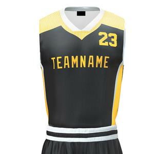 Meilleur prix pour des uniformes de basketball personnalisés imprimés, unisexes, à séchage rapide, respirants, grandes tailles, antibactériens, vente en gros - Product Image 4