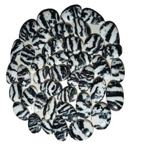 Pierre de jaspe zèbre 100% naturelle de qualité supérieure pour la vente en gros, pierres précieuses en vrac de formes variées, marque KHUSHI GEMS STONE, bijoux de guérison - Product Image 2