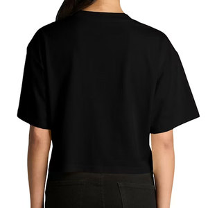 Camiseta Corta para Mujer, Elegante, con Textura Acanalada, Manga Corta, Cuello Redondo, Ajustada, Elástica, Informal, para Verano - Product Image 6