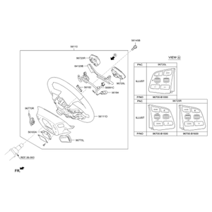 Nouveaux commutateurs et commandes G80 96700B16004X - Product Image 2