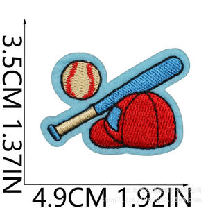 แพทช์ปักลายดอกกุหลาบแดง รีดติดบนผ้า สำหรับหมวกเบสบอล กระเป๋า เสื้อแจ็คเก็ต DIY เสื้อผ้าแฟชั่น ขายส่ง - Product Image 1