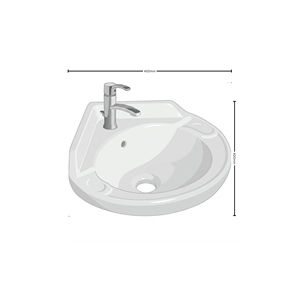 Lavabo d'angle - Product Image 3