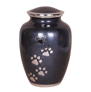 Hermosas Urnas Funerarias Europeas de Pizarra Brillante, Ecológicas y Duraderas, para Cenizas de Cremación, de Metal - Product Image 1