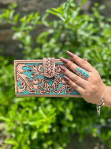 Nouveau Style occidental coloré en cuir usiné pochette femmes conçu sac à main vente chaude taille compacte en cuir usiné embrayages à la mode - Product Image 2