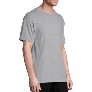 Camisetas de Hombre de Alta Calidad 100% Algodón, Tallas Grandes, Lavado Ácido Personalizado, Diseño Sólido, Tejido de Punto de 200 Gramos, Venta al Por Mayor - Product Image 2