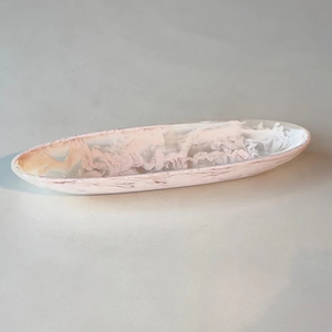 Bandeja Decorativa Rectangular de Resina Moderna y Lujosa, Plato para Servir Frutas de Color Rosa para Mesa de Comedor de Boda - Product Image 6