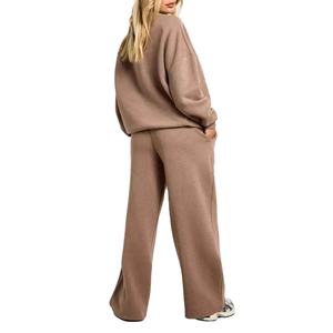 Sudadera de Invierno para Mujer, de Alta Calidad, 100% Algodón, Cuello Redondo, Anti-Pilling, Cuello Corto Informal, Transpirable y de Secado Rápido - Product Image 2