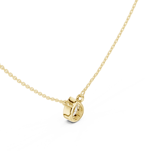 Delicado Collar Minimalista de Oro de 14 Quilates con Colgante de Diamante en Forma de Pera con Engaste de Bisel, Elegante Joya Solitaria, Idea de Regalo para Aniversario de Bodas - Product Image 6