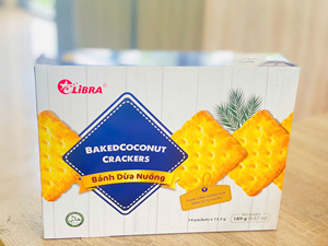 ขนมขบเคี้ยวมะพร้าวเวียดนามแท้ 189 กรัม กรุบกรอบ หวานอร่อย แบบ ODM ขายส่ง - Product Image 4