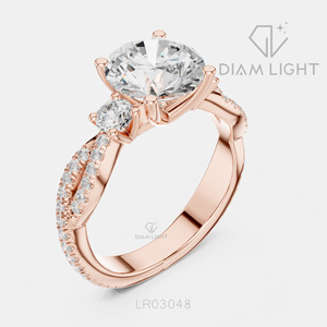Bague de mariage en or blanc 14 carats avec diamant de laboratoire de 2,00 carats, taille ronde, certifiée IGI, bijoux fins, cadeau pour fiançailles, mariage, anniversaire - Product Image 6