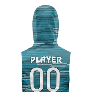 Maillot de football sans manches à capuche pour garçons 7v7, uniformes d'équipe personnalisés, motifs géométriques sublimés, nom et numéro du joueur - Product Image 4