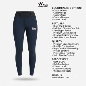 Leggings Largos de Cintura Alta para Mujer WATE INTERNATIONAL, Tejido Elástico en Cuatro Direcciones, Nailon y Spandex con Bolsillos - Product Image 6