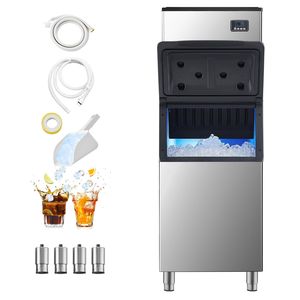 Macchina Professionale per Produzione Ghiaccio 500LBS/24H, Capacità di Stoccaggio 300LBS, Autopulente - Product Image 1