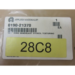 AMAT 0190-21370 แม่แบบพ่นทรายวงแหวนขนาด 13.5 นิ้ว - อุปกรณ์และอะไหล่เซมิคอนดักเตอร์ระดับโลกที่เชื่อถือได้ - Product Image 1